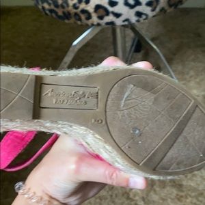 American Eagle Outfitters Shoes - American eagle pink wedges American Eagle Outfitters Shoes - American eagle pink wedges